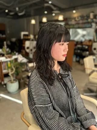 ミディアム 似合わせスタイル 山本風太のヘアスタイル