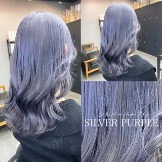 ロング カラー 韓国風・透明感カラー 💫ami💫のヘアスタイル