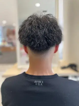 ショート パーマ メンズ メンズパーマ/カット / 古川　諒のヘアスタイル
