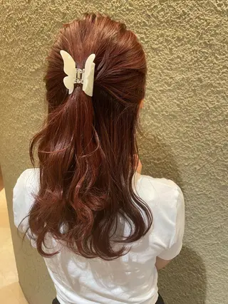 ロング 神谷 亜結美のヘアスタイル