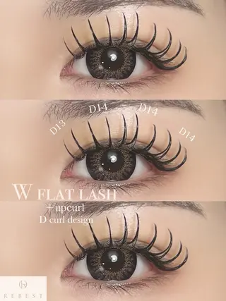 マツエク・マツパ ＲＥＢＥＳＴ ｅｙｅｌａｓｈのマツエク・マツパデザイン