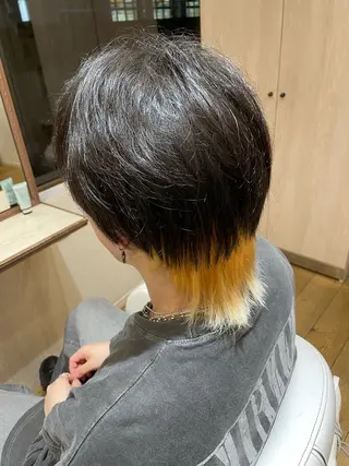 ショート カラー メンズ ヘッドスパ 山本🌻のヘアスタイル