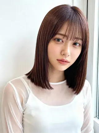 ミディアム &.TIGRE KUMAMOTOのヘアスタイル
