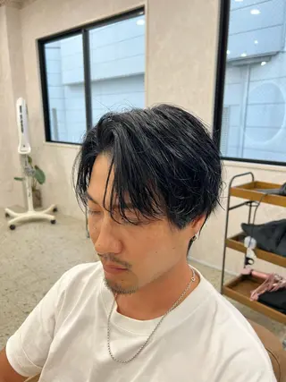 ショート カラー メンズ 近藤 叶大のヘアスタイル