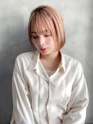 ショート カラー Geeks 渋谷所属・Morishita Miyuのヘアスタイル