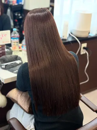 ロング カラー 韓国×髪質改善カラー 💎hinaのヘアスタイル