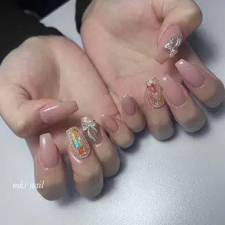 ネイル mks＊nail //  枚方長尾のネイルデザイン
