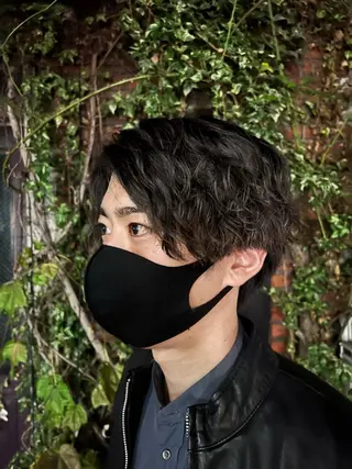 ショート パーマ メンズ Shouei  のヘアスタイル