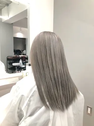 ロング カラー 矢島颯哉/ハイトーン ブリーチカラー💎のヘアスタイル
