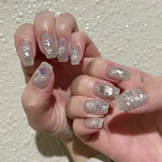 ネイル パラあり！フィルイン 美フォルムのネイルデザイン
