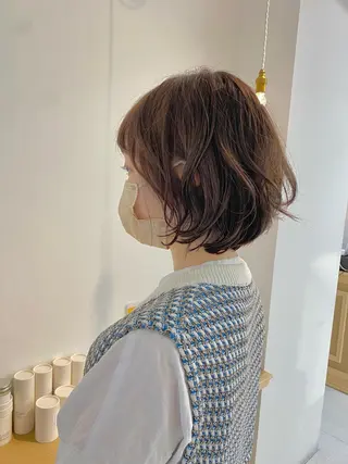 ショート カラー 安永 涼のヘアスタイル