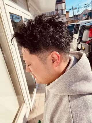 ショート メンズ INCE加古川 KIHO 🩵🤍のヘアスタイル