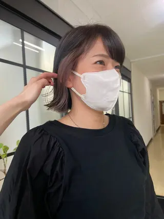 カラー 海外ヘア／レイヤー カットNatsuのヘアスタイル