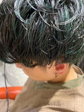 カラー メンズ 浅野 匠のヘアスタイル