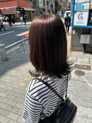 ミディアム stylist 倉本恋のヘアスタイル