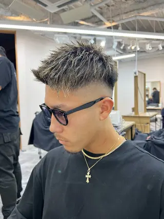 ショート カラー メンズ 渋谷 【メンズ特化】ナゴムのヘアスタイル