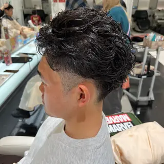 パーマ メンズ NYNY姫路本店 メンズパーマ藤川時也のヘアスタイル