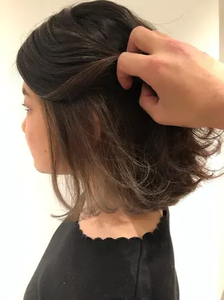 ショート カラー ヘアアレンジ Sail 【セイル】のヘアスタイル