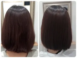 ミディアム 髪質改善/星野久美子 /撮影モデル募集のヘアスタイル