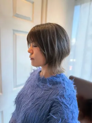 ミディアム ヘアメイク美容師 🦋サカモトレナ🦋のヘアスタイル