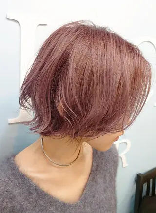ショート カラー 🐱higajo🐱 比嘉門(ヒガジョウ)のヘアスタイル