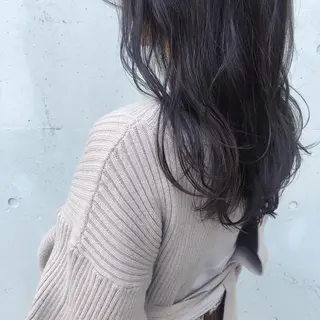 ロング カラー ヘアアレンジ 酸性縮毛矯正🧴韓国 レイヤー/髪質改善のヘアスタイル
