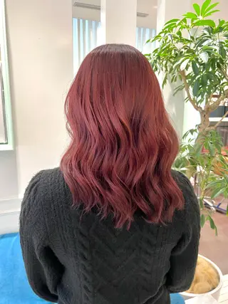 ミディアム カラー ヘアアレンジ 🌈インナーカラー ‘ショウマ’🌈のヘアスタイル