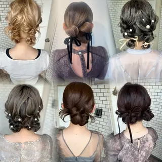 ヘアアレンジ 大人可愛いヘアメイク 💋🧚‍♀️しずかのヘアスタイル