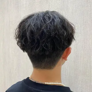 パーマ メンズ 🫧透け感⋆艶髪💎 山口アヤカのヘアスタイル