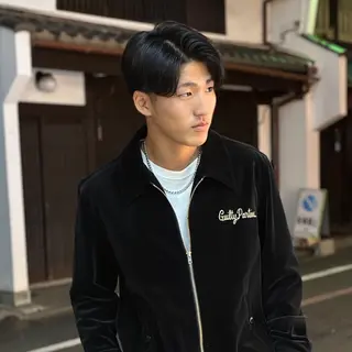 ミディアム パーマ メンズ エースヘアー KENTAのヘアスタイル