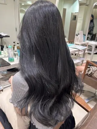 ロング mion🦋韓国ヘア 透明感カラー🫧のヘアスタイル