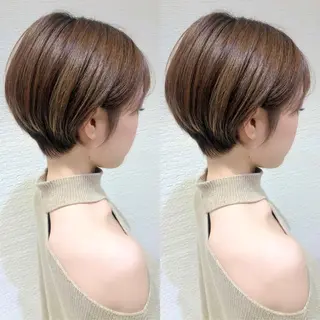 ショート 三鷹で1番ショート ボブをカットする新谷のヘアスタイル