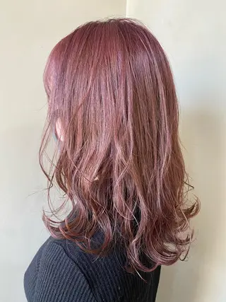 ミディアム カラー Hatanaka Airiのヘアスタイル