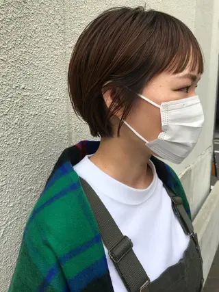 ショート さの あやねのヘアスタイル