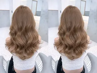 ミディアム 🎀似合わせカット/ 透明感カラー/翼🎀のヘアスタイル