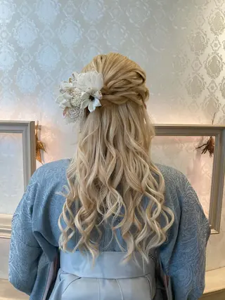 ロング 🦋Misaki🦋 メンズパーマ/着付けのヘアスタイル