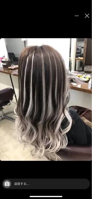 ダブルスキルエクステ /羽エクステ白石宇由のヘアスタイル