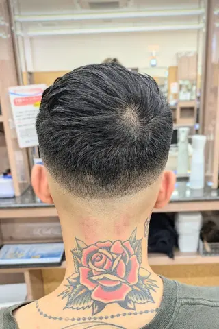 ショート パーマ 理容プラージュ燕三条 福井のヘアスタイル