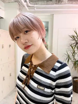 ショート カラー トレンドボブ /ミリヤのヘアスタイル