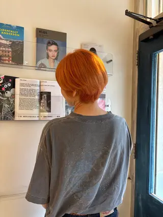 ショート saya/似合わせ /透明感カラーのヘアスタイル