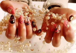 ネイル ラベンダー💖日暮里 ルル💖ネイルのネイルデザイン