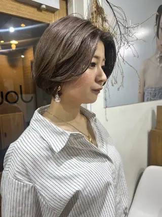 ショート ボブ人気No,1✨ TAME副店長のヘアスタイル