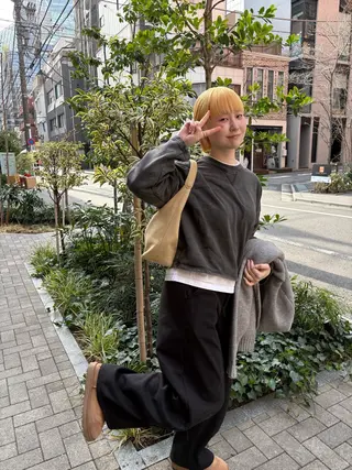 ショート カラー eri kinjoのヘアスタイル
