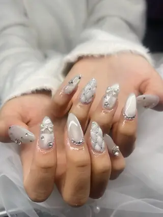 ネイル ハイネイル 自宅サロンのネイルデザイン