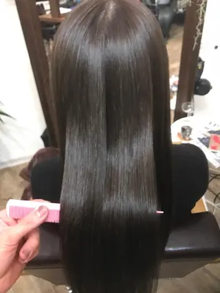 ショート ミディアム セミロング ロング カラー 白髪ぼかしハイライト バレイヤージュヤマトのヘアスタイル