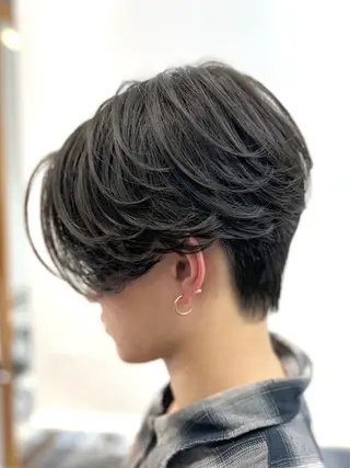 パーマ メンズ 【メンズ特化⚡️】 曲がる矯正/千原涼麻のヘアスタイル