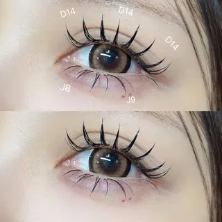 マツエク・マツパ Cutil . eyelash 🍊のマツエク・マツパデザイン