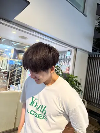 メンズ 透明感カラー🌱 🍑天野琴音🍑のヘアスタイル