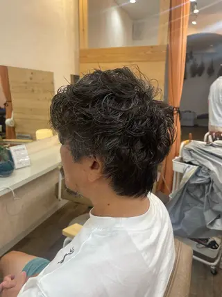 ミディアム メンズhair /こえびのヘアスタイル