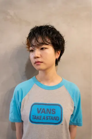ショート カラー パーマ 🌿ボブ パーマ高橋啓太🌿のヘアスタイル